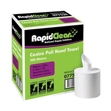 Rapid Clean Hand Towel Centre Pull 300m 4CTN 77520