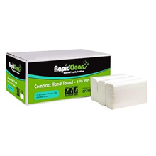 Rapid Clean Hand Towel Compact 2400CTN 77580