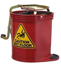 Rapid Clean Mop Bucket Wringer Red 15L