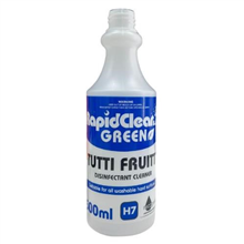 Rapid Clean Tutti Fruitti Disinfectant Empty Spray Bottle 500ml