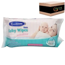Real Care Baby Wipes 100PK 12CTN