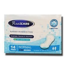 Real Care Incontinence Pads Normal 14 Packet