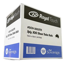 Royal Sovereign Toilet Tissue 3PLY 300SH 48CTN