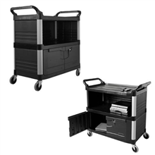 Rubbermaid Xtra Lockable Equipment Cart