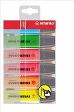 STABILO BOSS HIGHLIGHTER WALLET 6