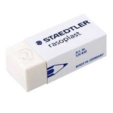 STAEDTLER 526 B30 RASOPLAST PENCIL ERASER MEDIUM FOR GRAPHITE ON PAPER AND MATTE FILM