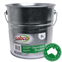 Sabco Bucket Galvanised 9L