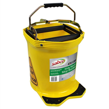 Sabco Wide Mouth Mop Bucket 16L Yellow