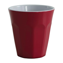 Serroni Melamine Cup 260ml Red