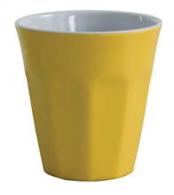 Serroni Melamine Cup 260ml Yellow