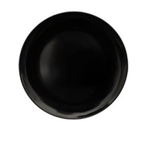 Serroni Melamine Plate 25cm Black