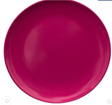 Serroni Melamine Plate 25cm Fuschia Pink