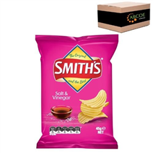Smiths Chips Salt  Vinegar 45G 18CTN