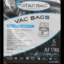 Starbag AF198 Paper VAC Bag 5Pack