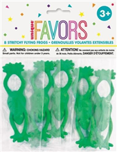 Stretchy Flying Frogs 8 Pack