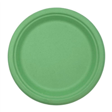 Sugarcane Snack Plate Pastel Green 7  25 pk