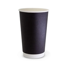 TAILORED HOT CUP 16OZ DWALL BLACK 25PK