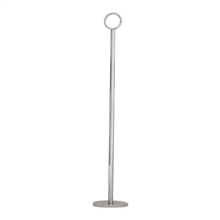 TRENTON TABLE NUMBER STAND SSTEEL SILVER 300MM
