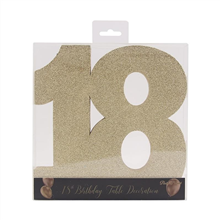 Table Deco 18th Gold 20 cm