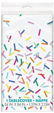 Tablecover Rect Pink Sprinkles 54x84
