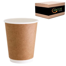 Tailored Hot Cup 12OZ DWall Kraft 500CTN