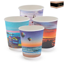 Tailored Hot Cup 12OZ DWall Postcard 500CTN
