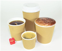 Tailored Hot Cup 4Oz TWall Brown 500Ctn