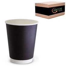 Tailored Hot Cup 8OZ DWall Black 500CTN