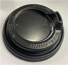 Tailored Lid To Suit 81216Oz Triple Wall Black 50Pk