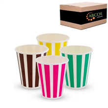 Tailored Paper Cup 12oz Candy Stripe 1000CTN