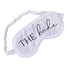 Team Bride Eye Mask White and Black