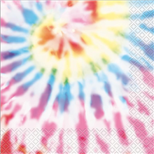 Tie Dye Swirl Napkin Lunch 16pk unq 15212