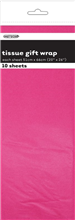 Tissue Paper Hot Pink 10 Pack