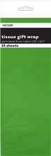 Tissue Paper Lime Green 10 Pack