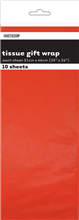 Tissue Paper Orange 10 Pack