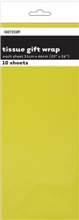 Tissue Paper Soft Yellow 10 Pack