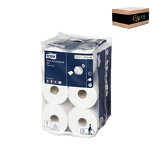 Tork SmartOne Mini Toilet Roll 2 Ply T9 12 Carton