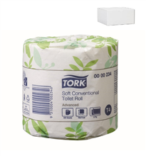Tork Toilet Paper Roll 400 Sheet 2Ply Advance T4 48 Carton