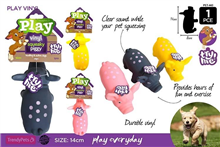 Trendy Pets Dog Toy Squeaky Pig