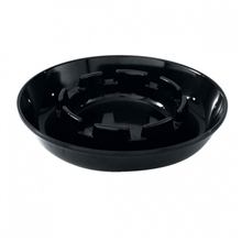 Trenton Ashtray Bakelite Melamine Black 135mm