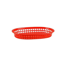 Trenton Bread Basket Oval Red 27X18x4
