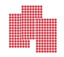Trenton Greaseproof Paper Gingham Red  White 200PK
