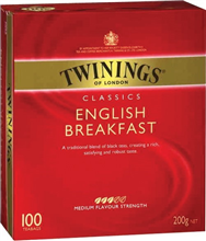 Twinings Tea Bags English Breakfast 100Pack