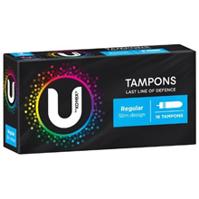 U BY KOTEX Tampons Regular 16PK