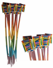 UCANDY GIANT RAINBOW STRAWS 13G 
