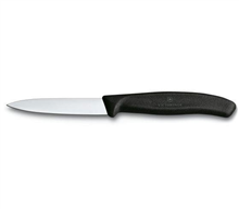 Victorinox Paring Knife Point Tip Black 8cm