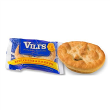 Vilis Beef Cheese  Bacon Pie 160g