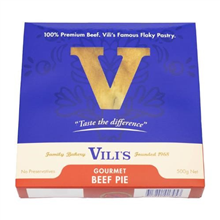 Vilis Family Beef Pie 500g