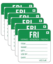 Vogue Removable Day of the Week Label Friday 500Roll