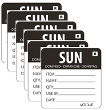 Vogue Removable Day of the Week Label Sunday